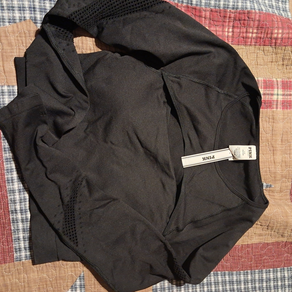 Victoria's Secret Black Crop Top